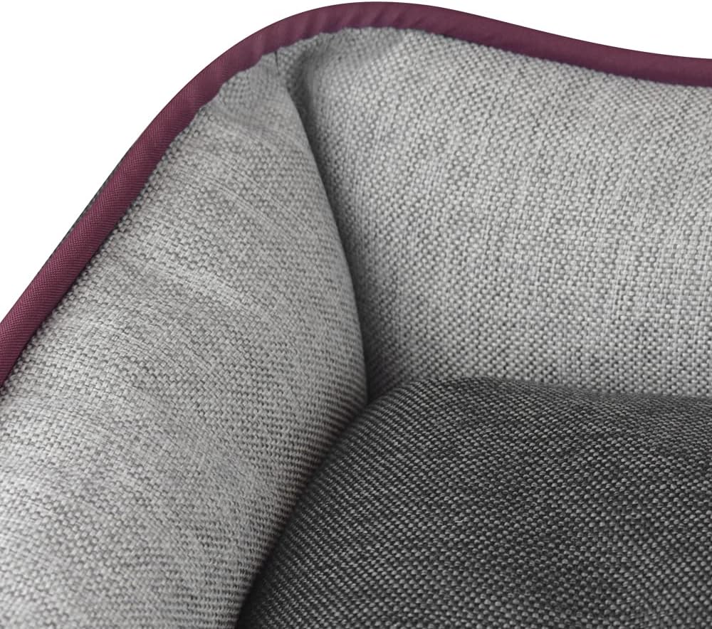 Fancy Pets Cama Chesney para Perro, Resistente, Cojín Removible, Suave y Cómoda, Base impermeble, Fácil de Lavar, Color Gris - Imagen 8