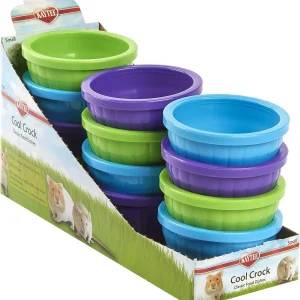 Kaytee Cool Crock Tazón de plástico, Para Animales Pequeños