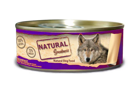 Natural Greatness Pollo y Verduras lata 156gr para perros
