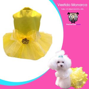 Vestido monarca para perro/ vestido para mascotas/ ropa de temporada para perro y gato